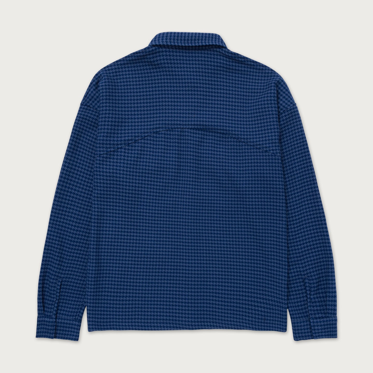 Houndstooth Htg Shirt - Navy