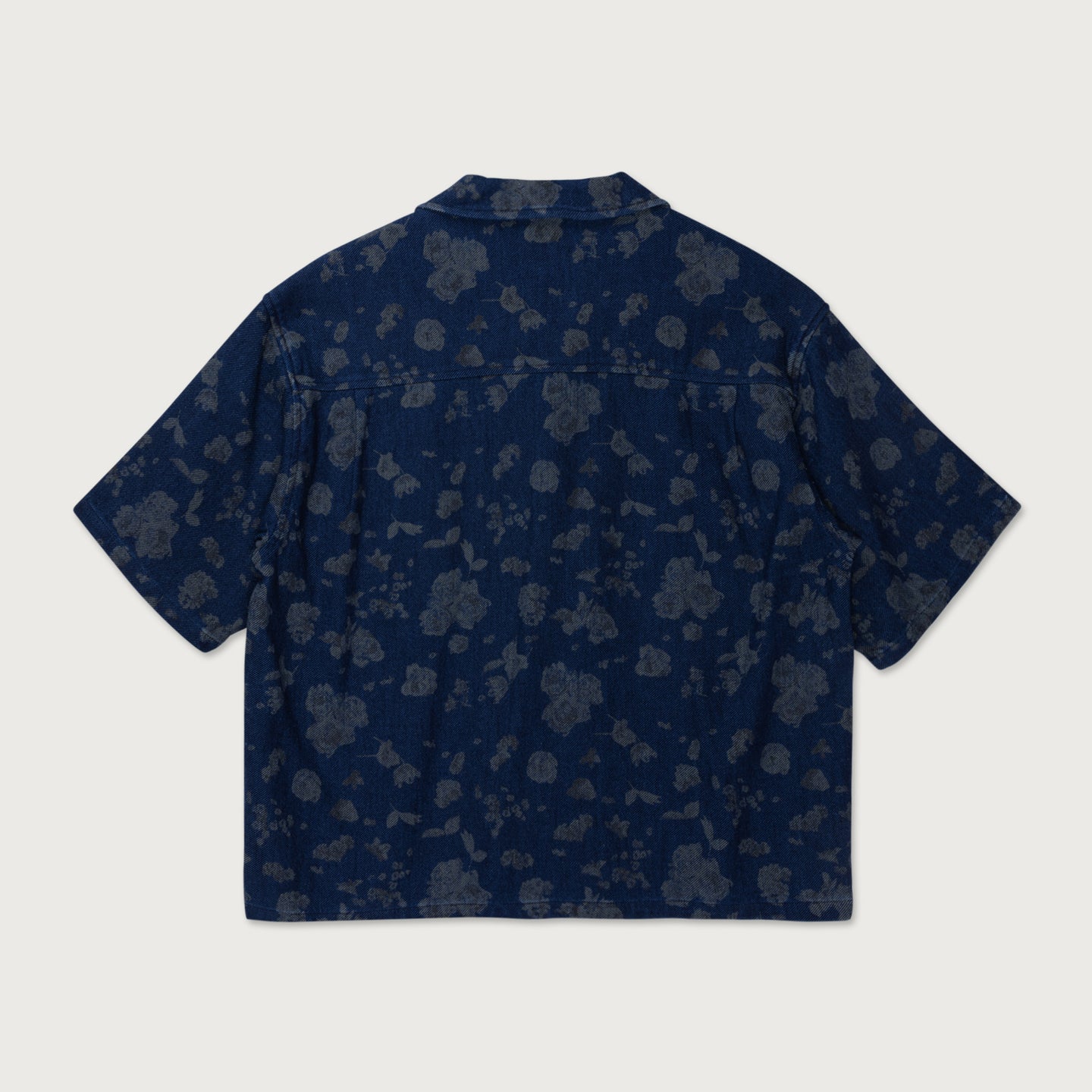 Indigo Floral Camp - Blue