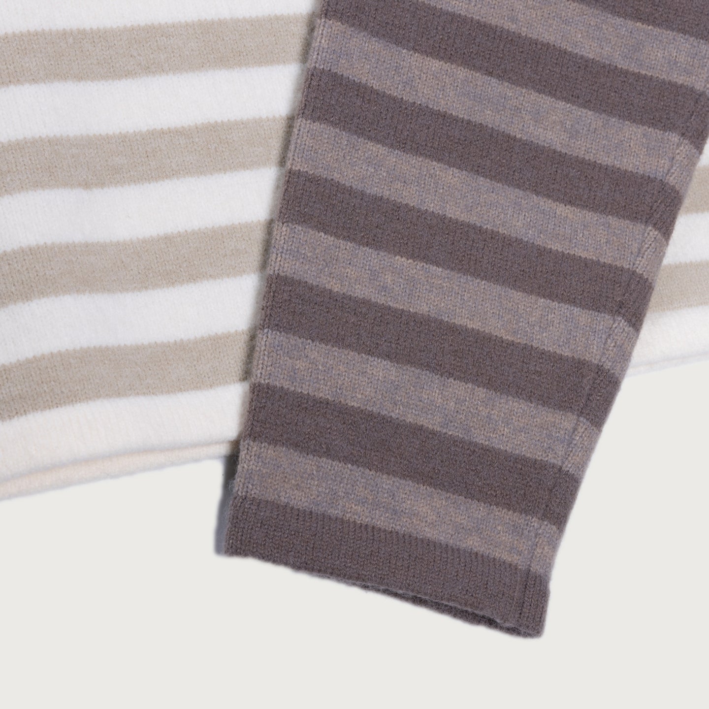 Multi Stripe Crew - Bone