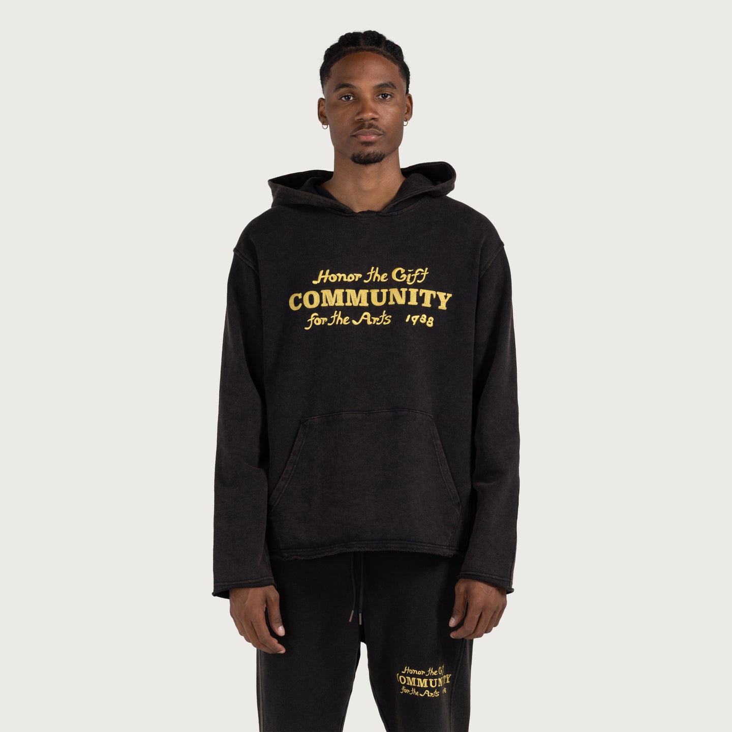 Vintage Hoodie - Black