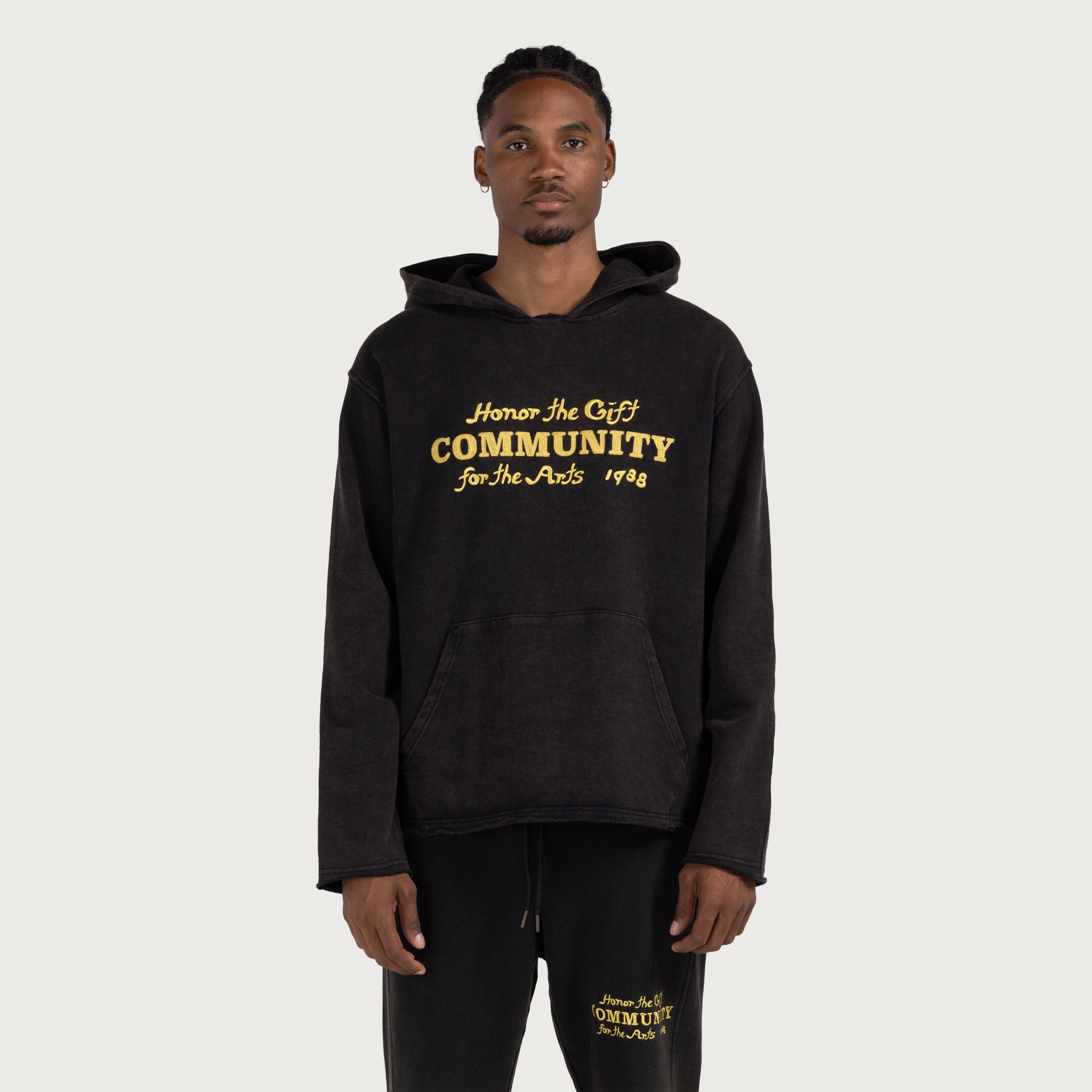 Vintage Hoodie - Black
