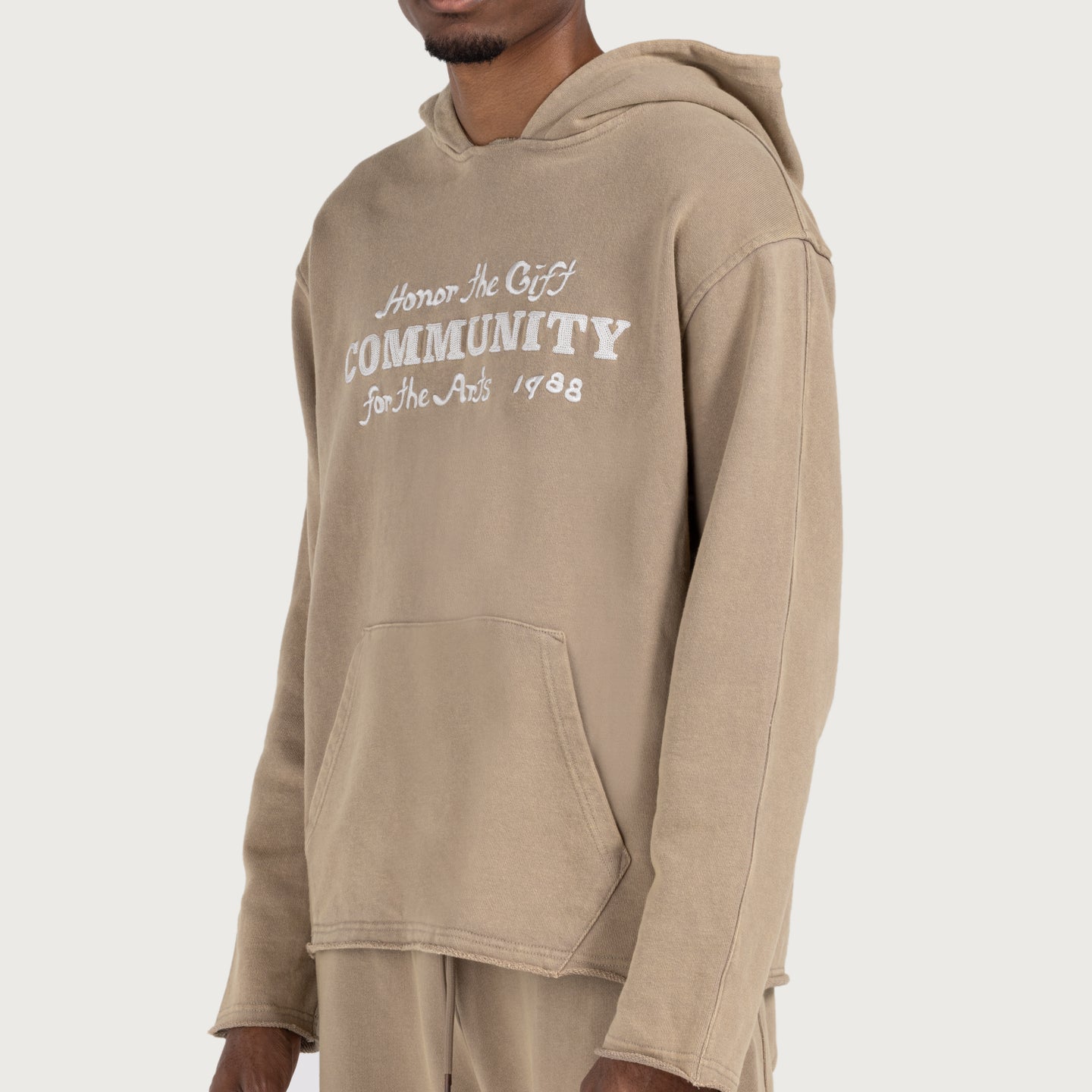 Vintage Hoodie - Pebble