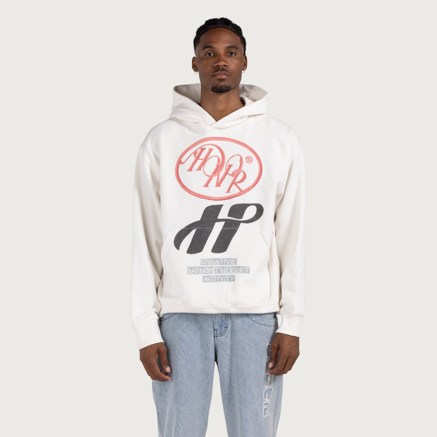 Pop Art Hoodie - Bone