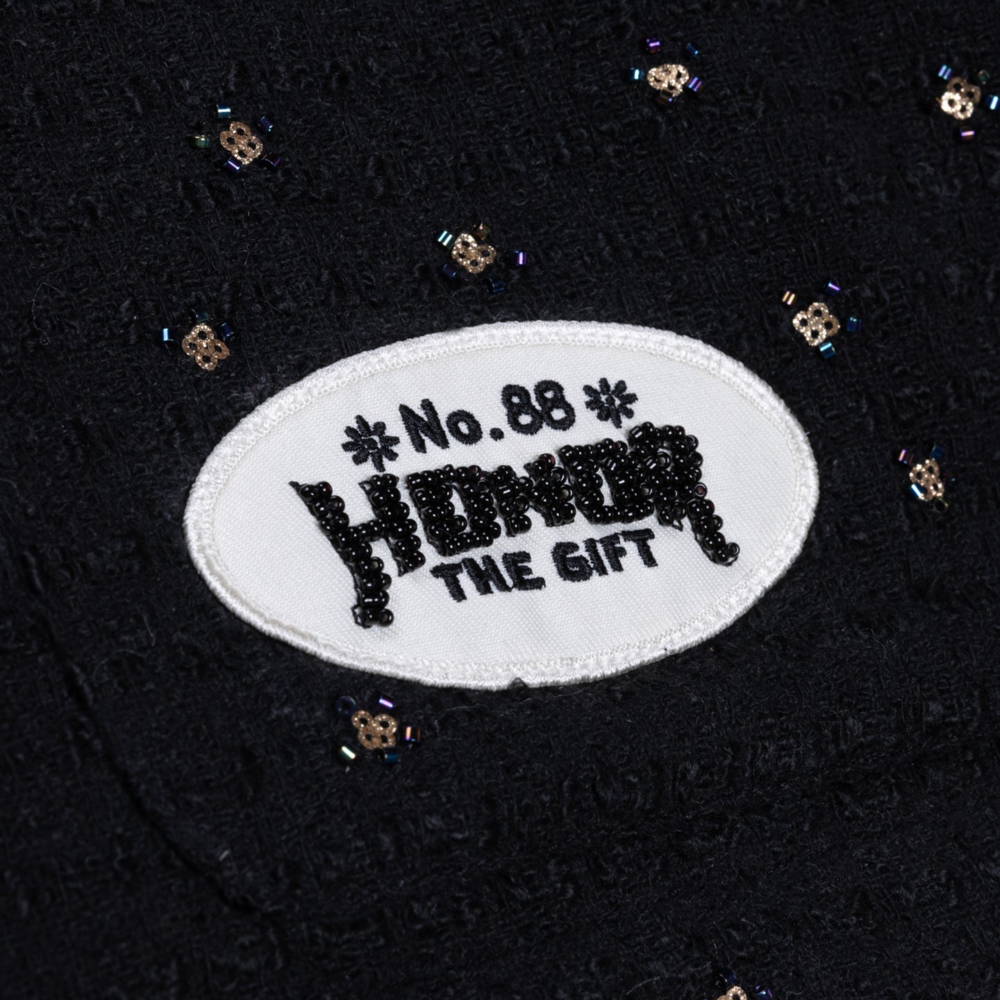 Beaded Cardigan - Black