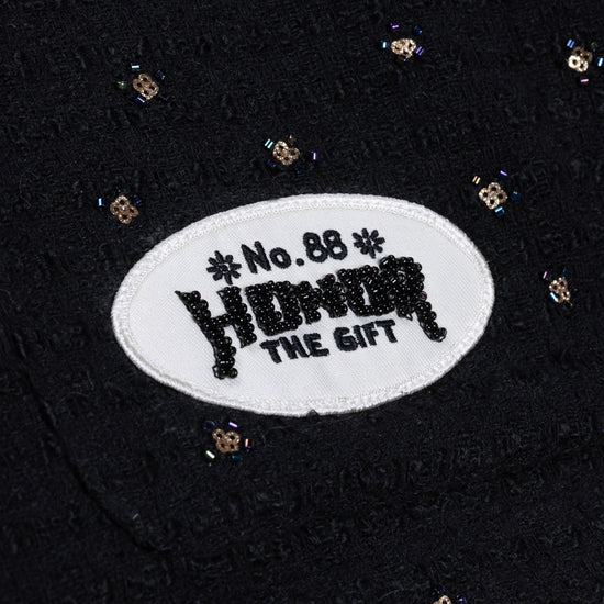 Beaded Cardigan - Black