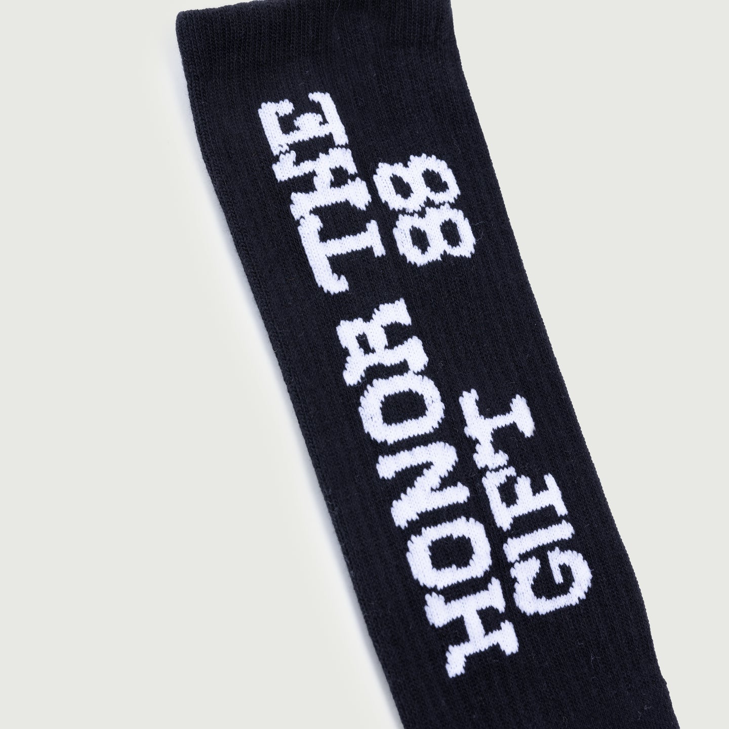 For Sale Ribbed Sock - Black