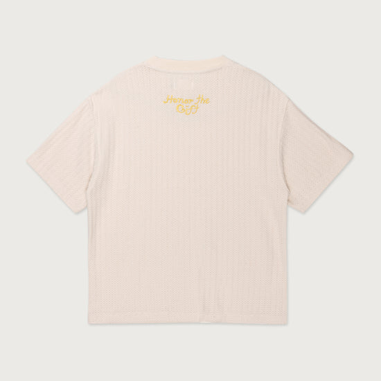 Knit Standard Tee - Bone