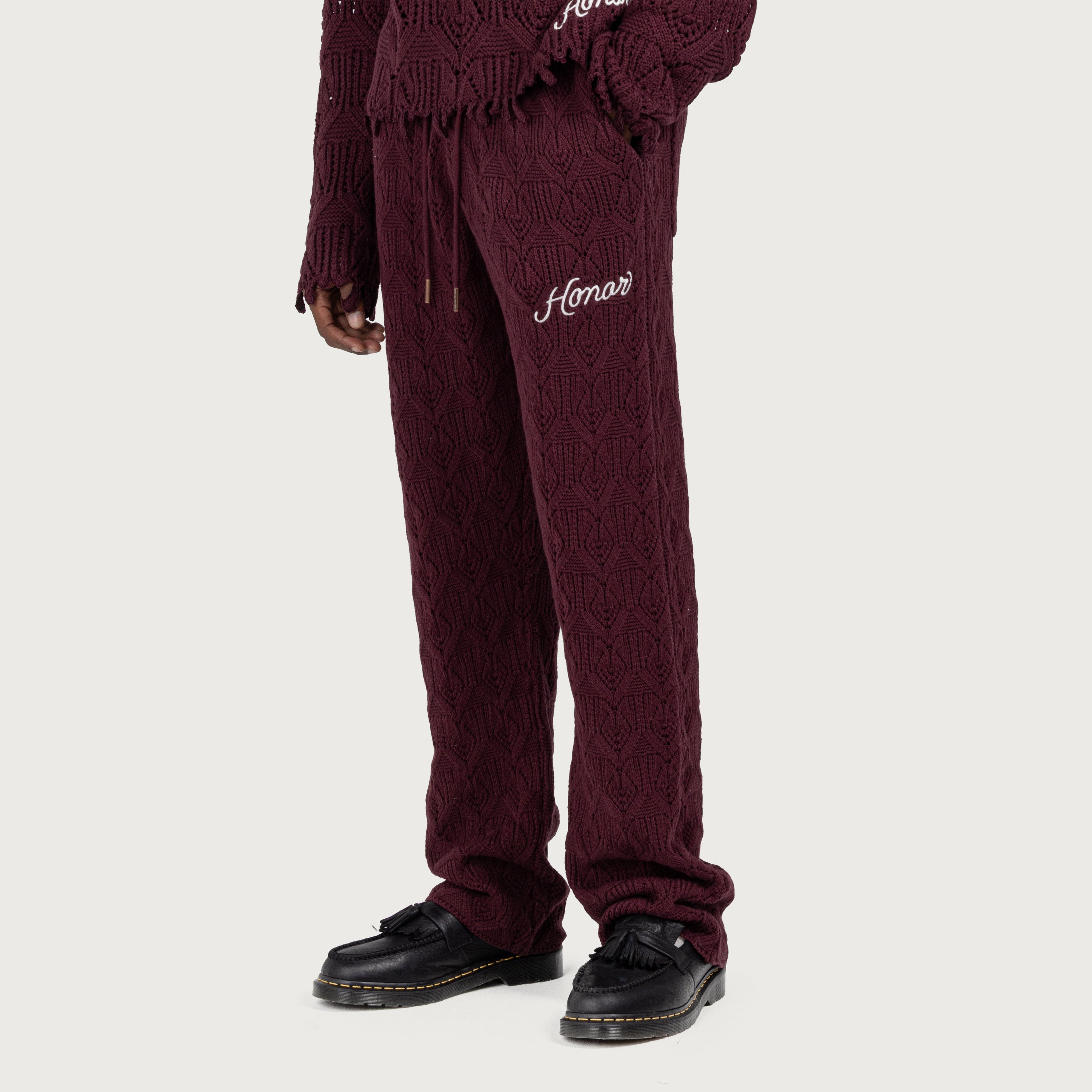 Cable Knit Pant - Berry – Honor The Gift