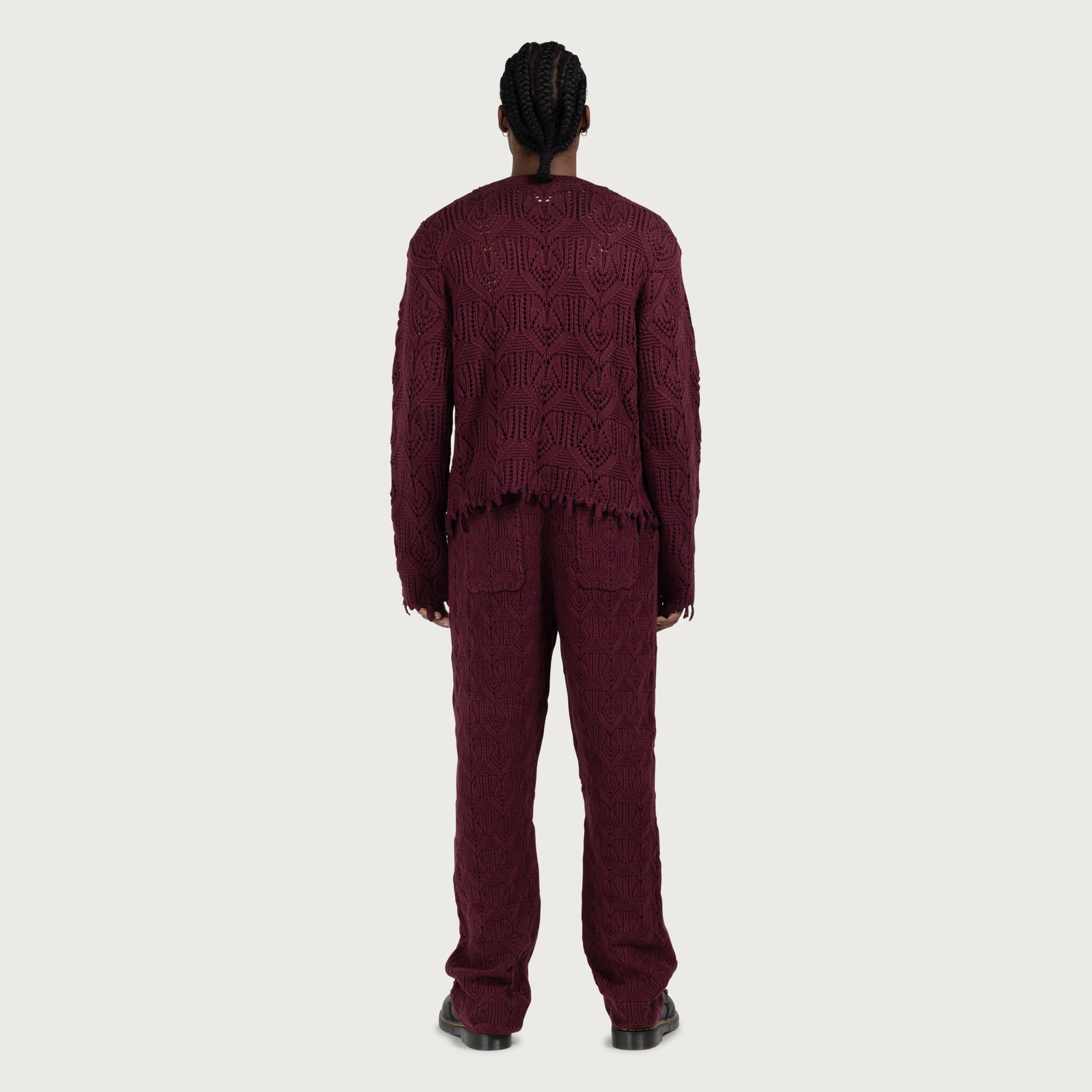 Sugar knit cable pants 3色セット Cable Knit Pant - Berry – Honor The Gift