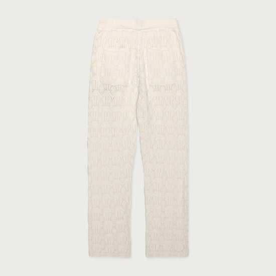 Cable Knit Pant - Bone