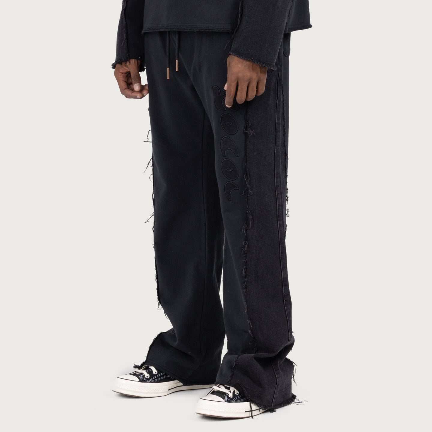 Denim Sweatpant - Black