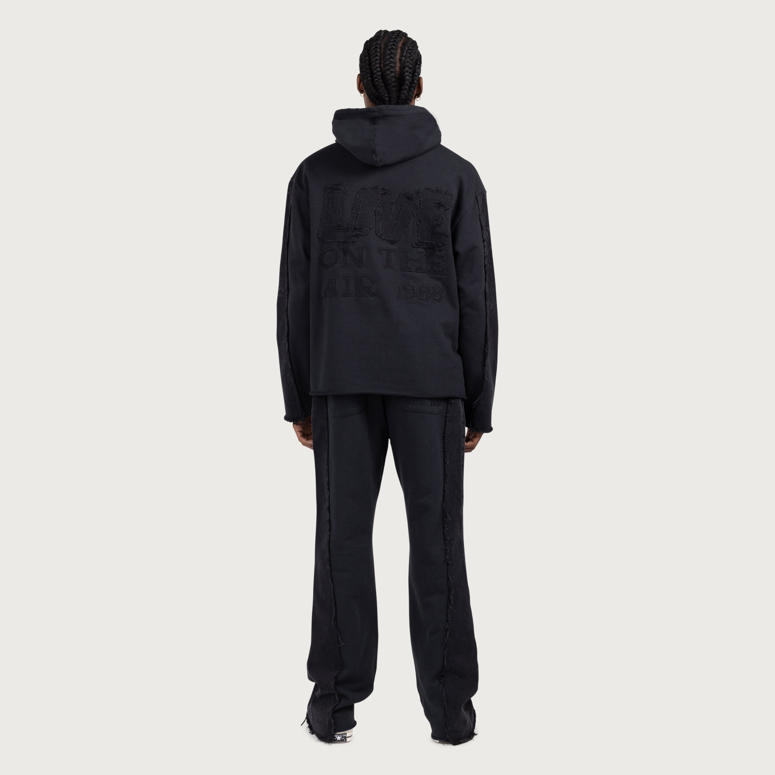 Denim Sweatpant - Black