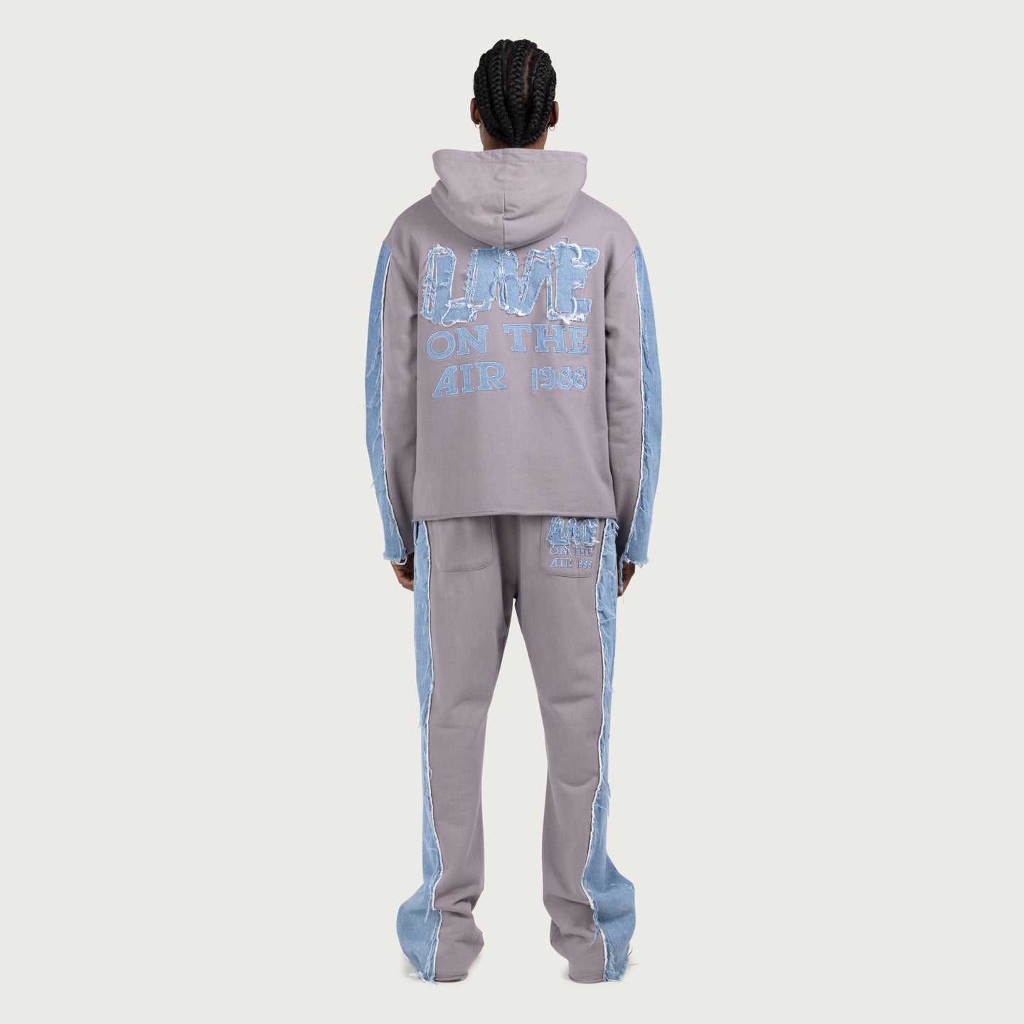 Denim Sweatpant - Grey