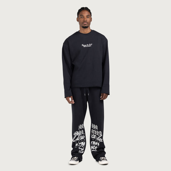 Drive In Sweats - Black