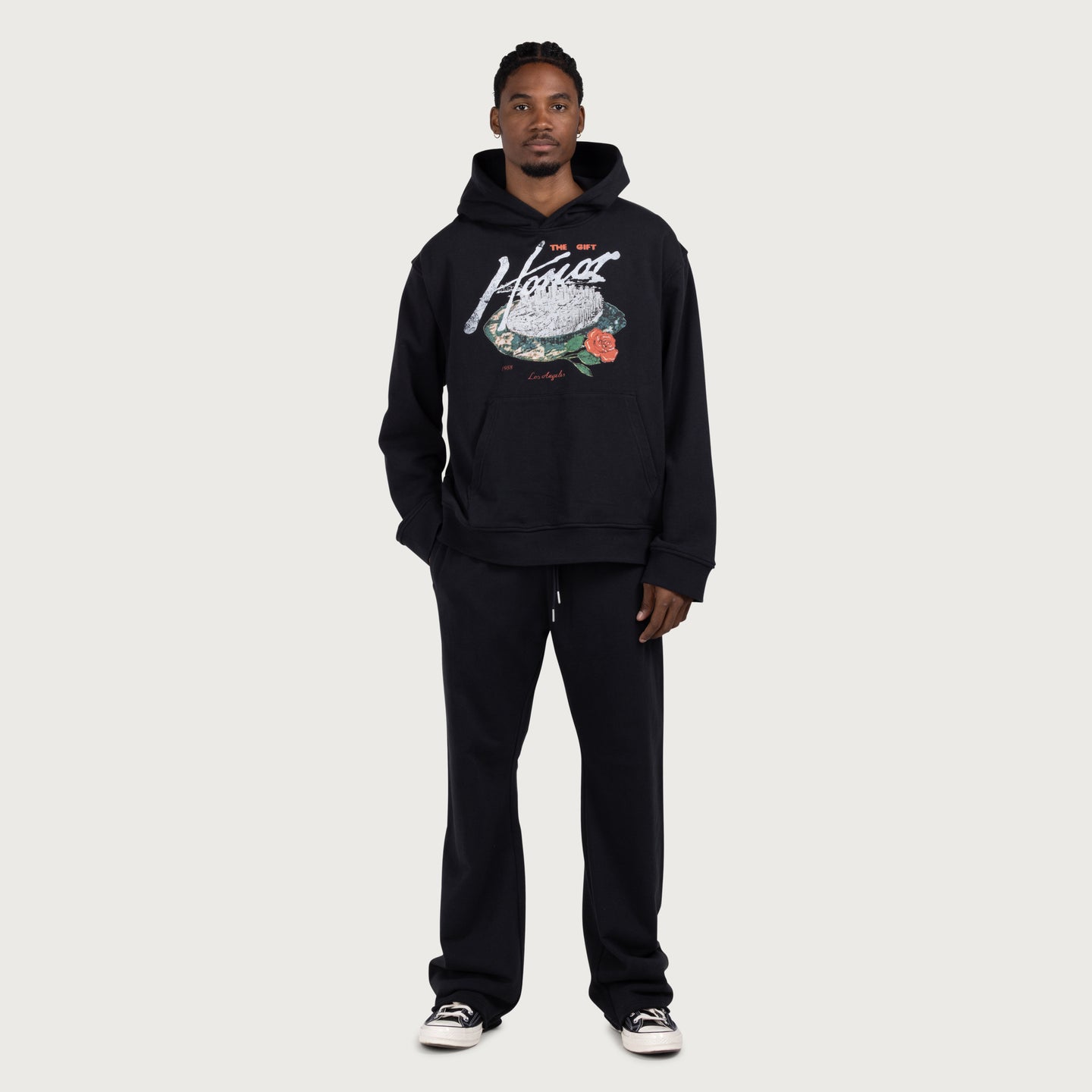 Honor Rose Sweats - Black