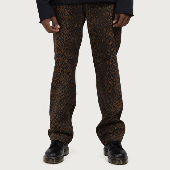 Novelty Cord Pant - Brown