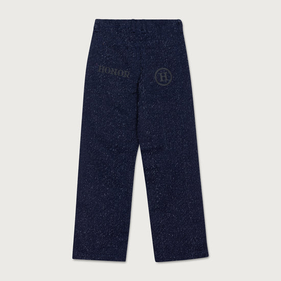 Nep Yarn Wide Leg - Blue