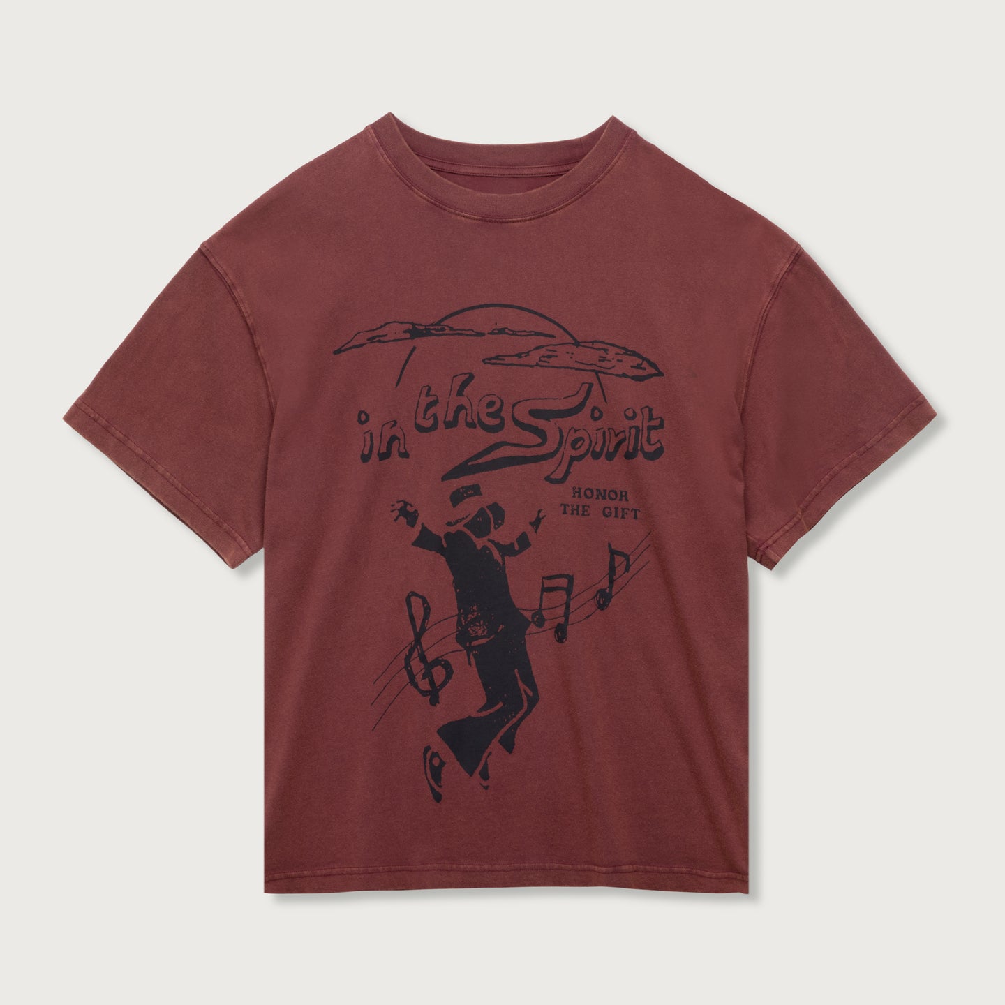 In The Spirit Tee - Burgundy