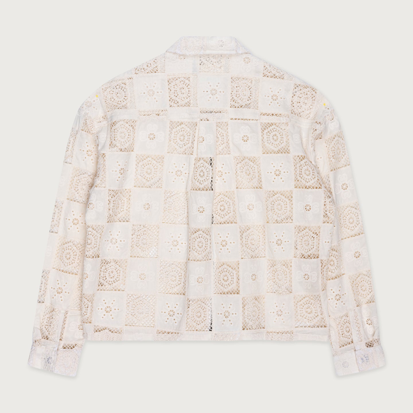 Crochet Full Zip - Bone
