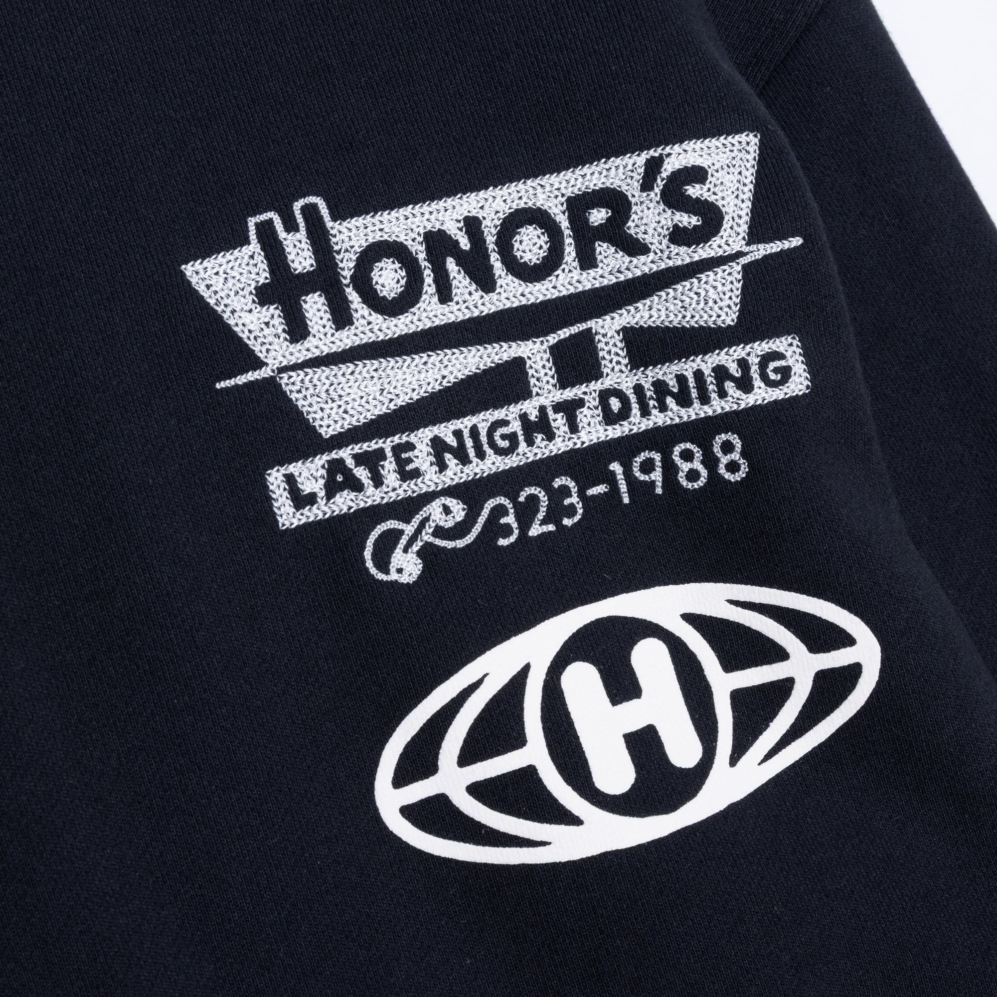 Mixed Logo Crewneck - Black