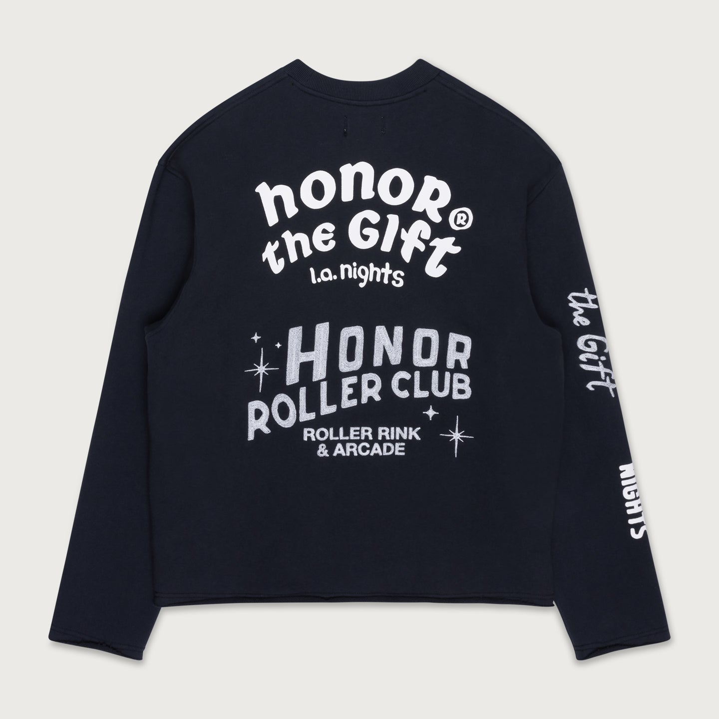 Mixed Logo Crewneck - Black