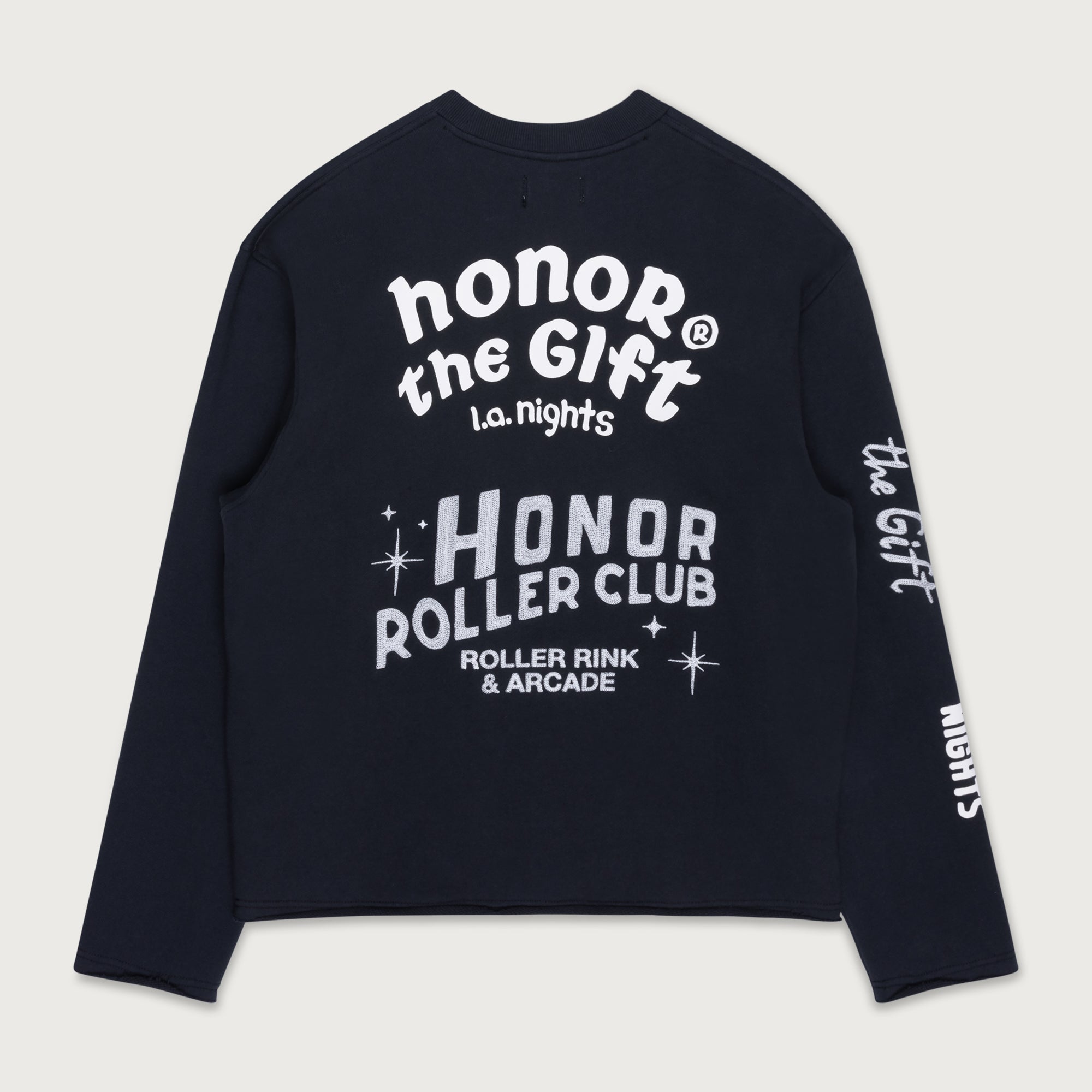 Mixed Logo Crewneck - Black