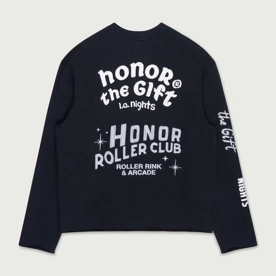 Mixed Logo Crewneck - Black
