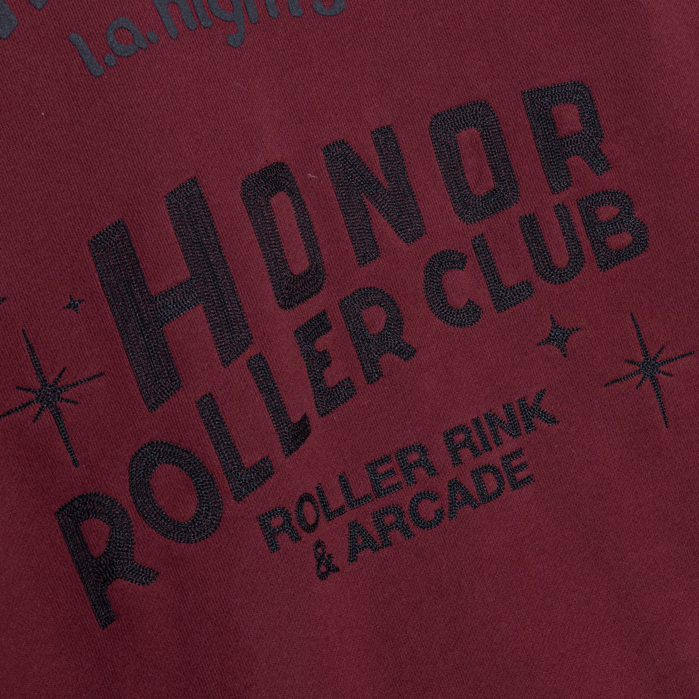 Mixed Logo Crewneck - Burgundy