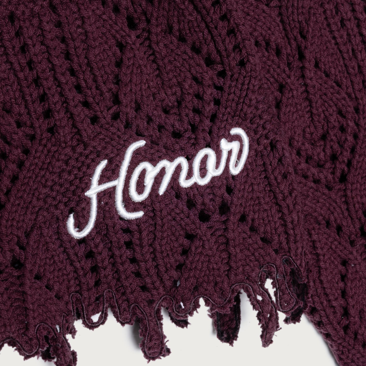 Cable Sweater - Berry