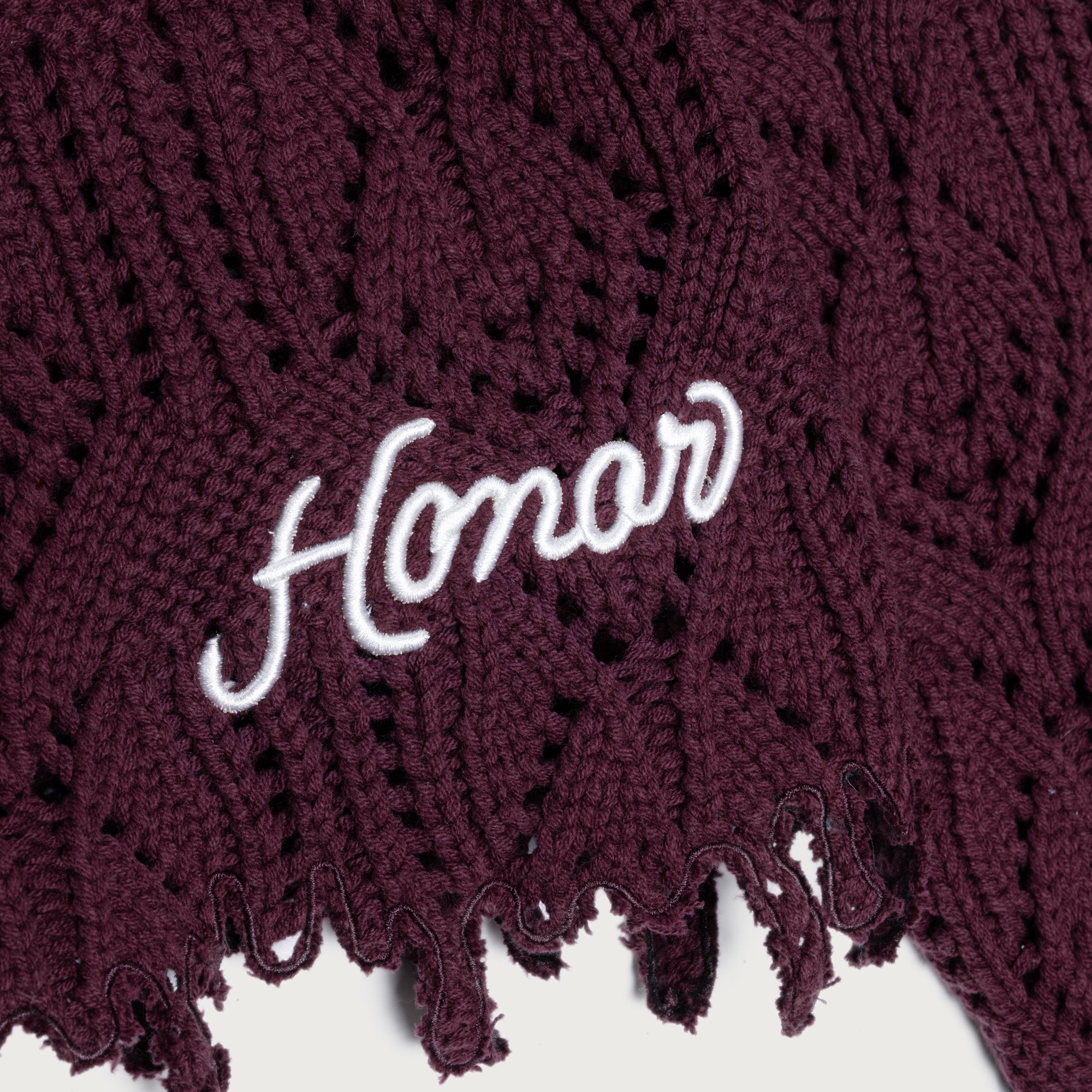 Cable Sweater - Berry