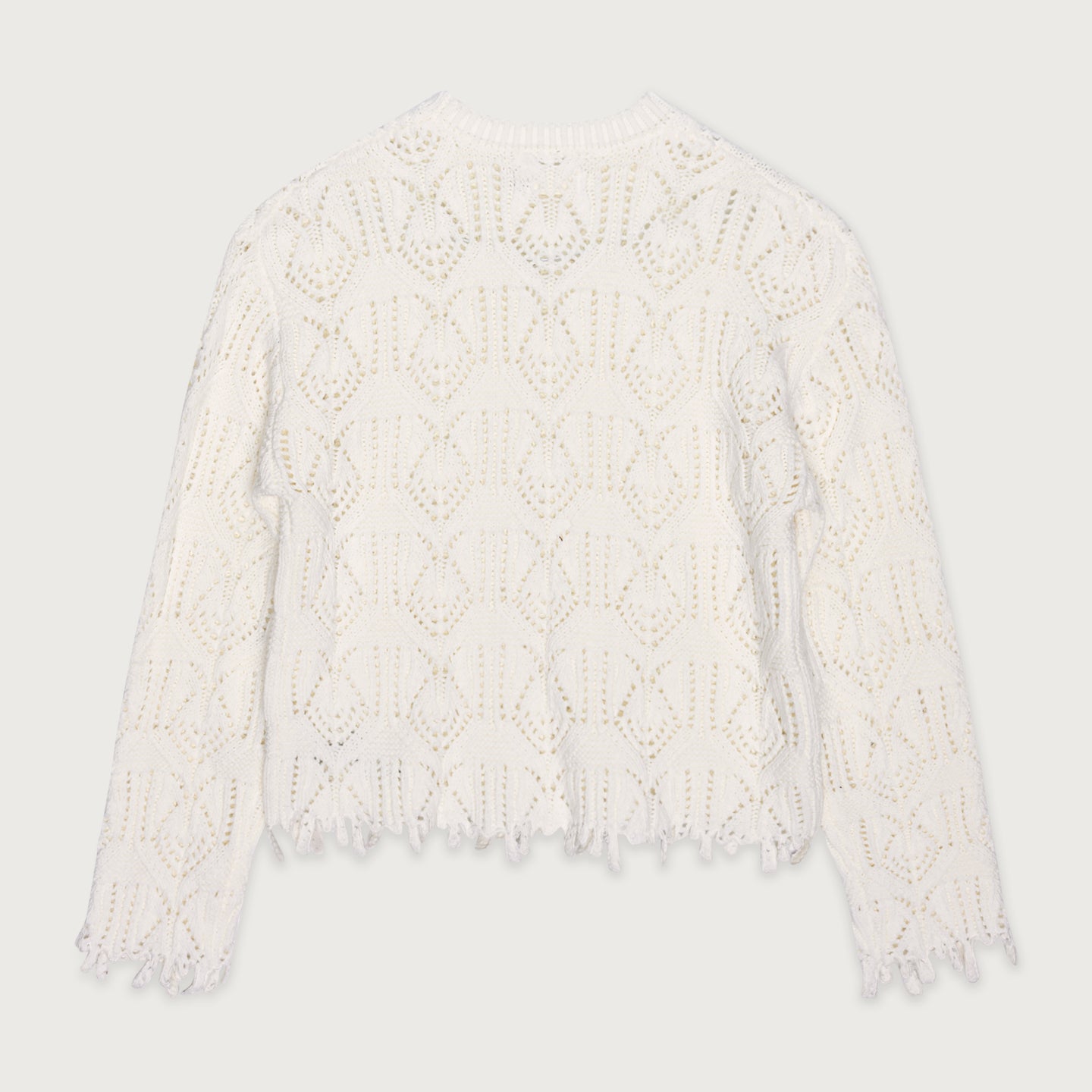 Cable Sweater - Bone