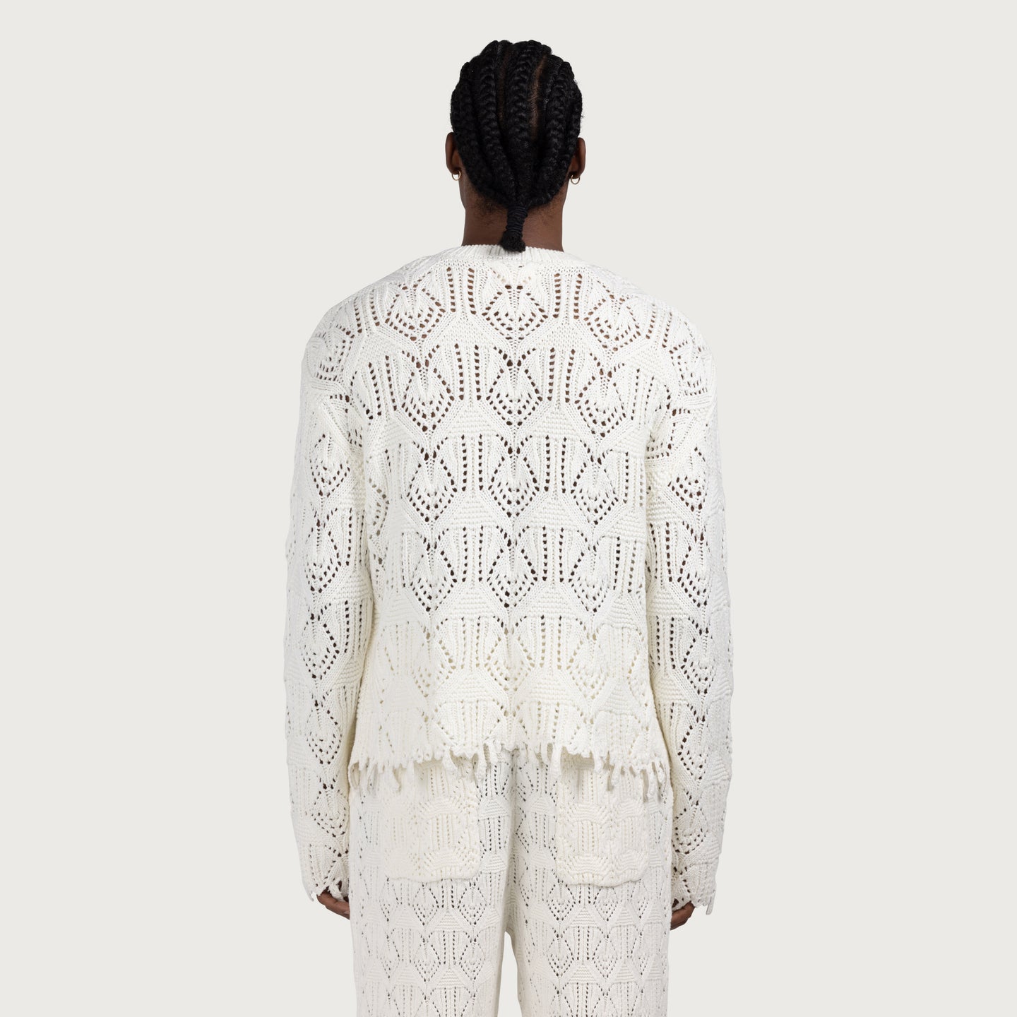 Cable Sweater - Bone