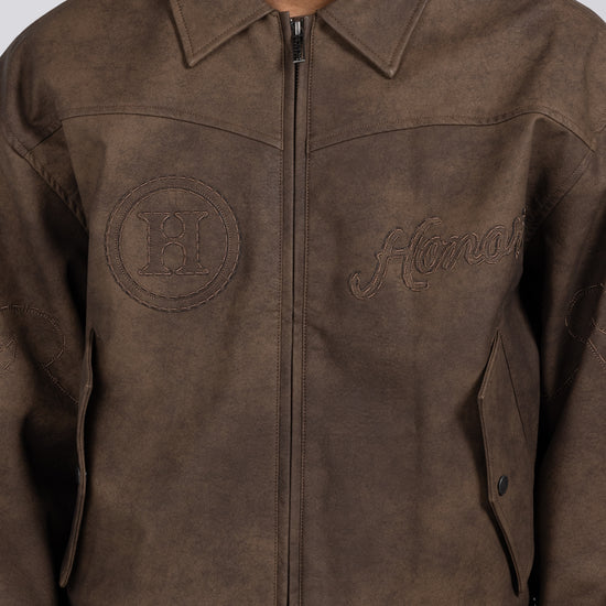 Aged Jacket - Brown