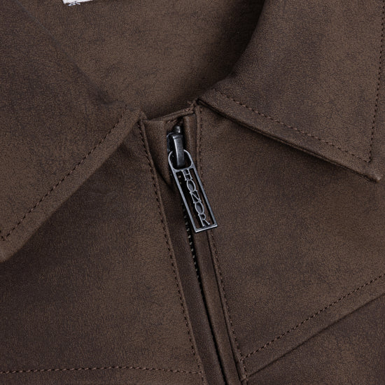 Aged Jacket - Brown