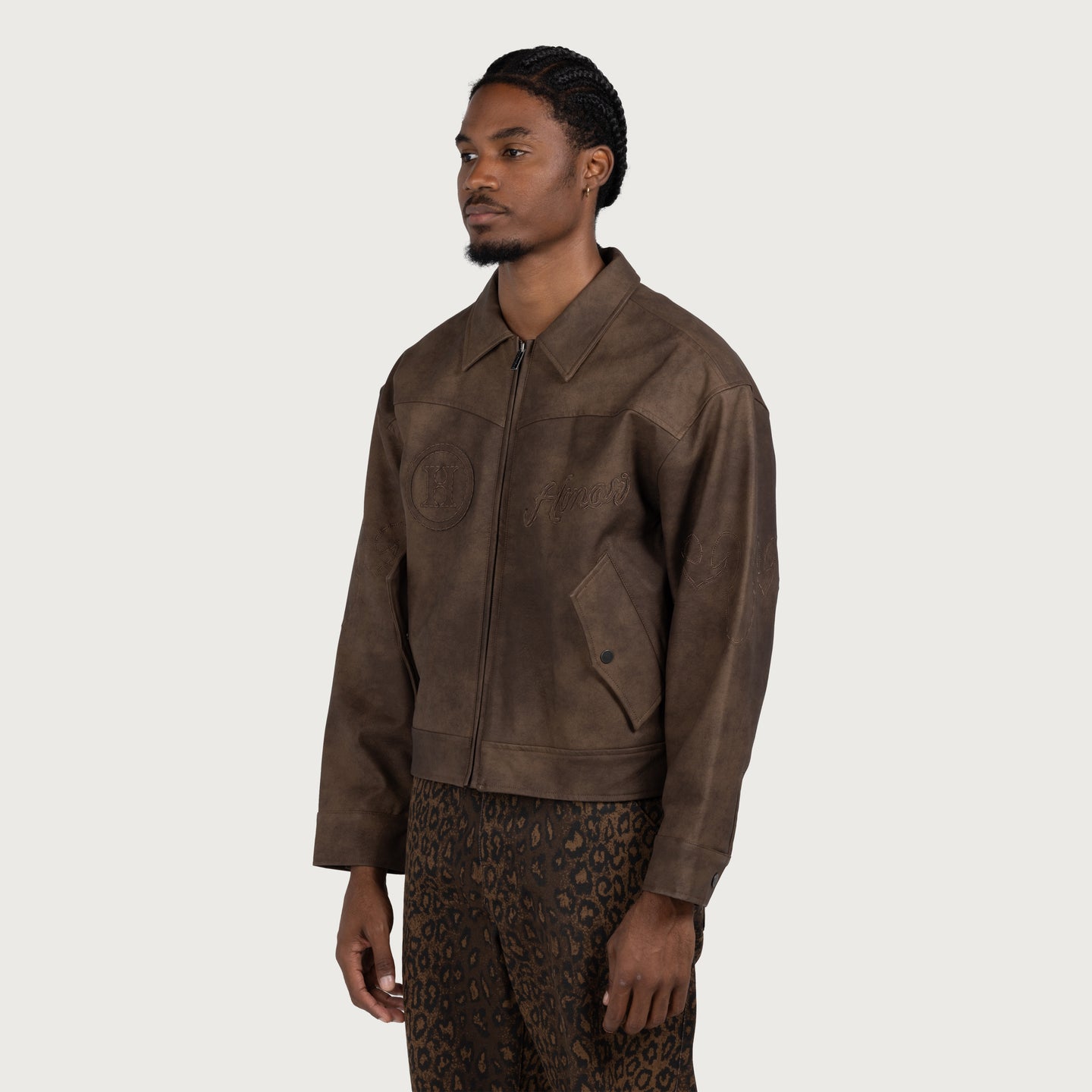 Aged Jacket - Brown