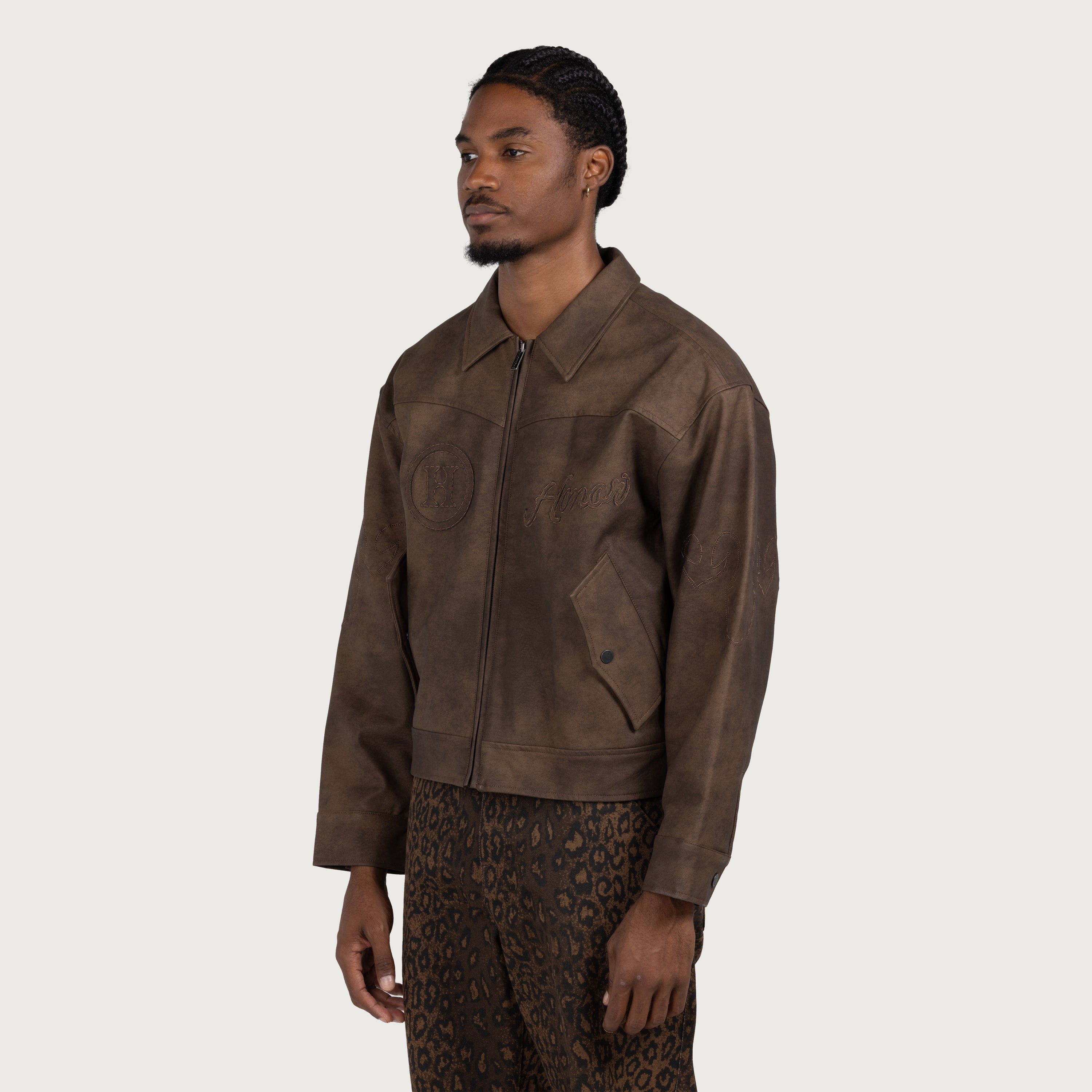 Aged Jacket - Brown
