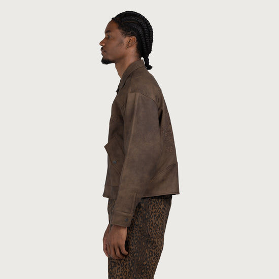 Aged Jacket - Brown