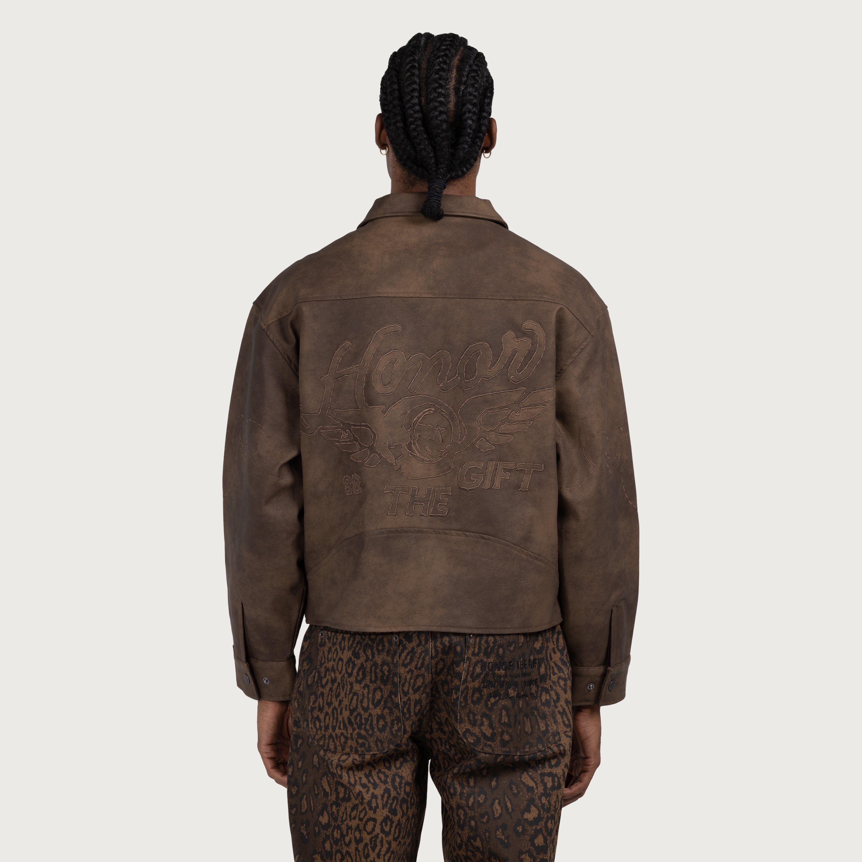 Aged Jacket - Brown