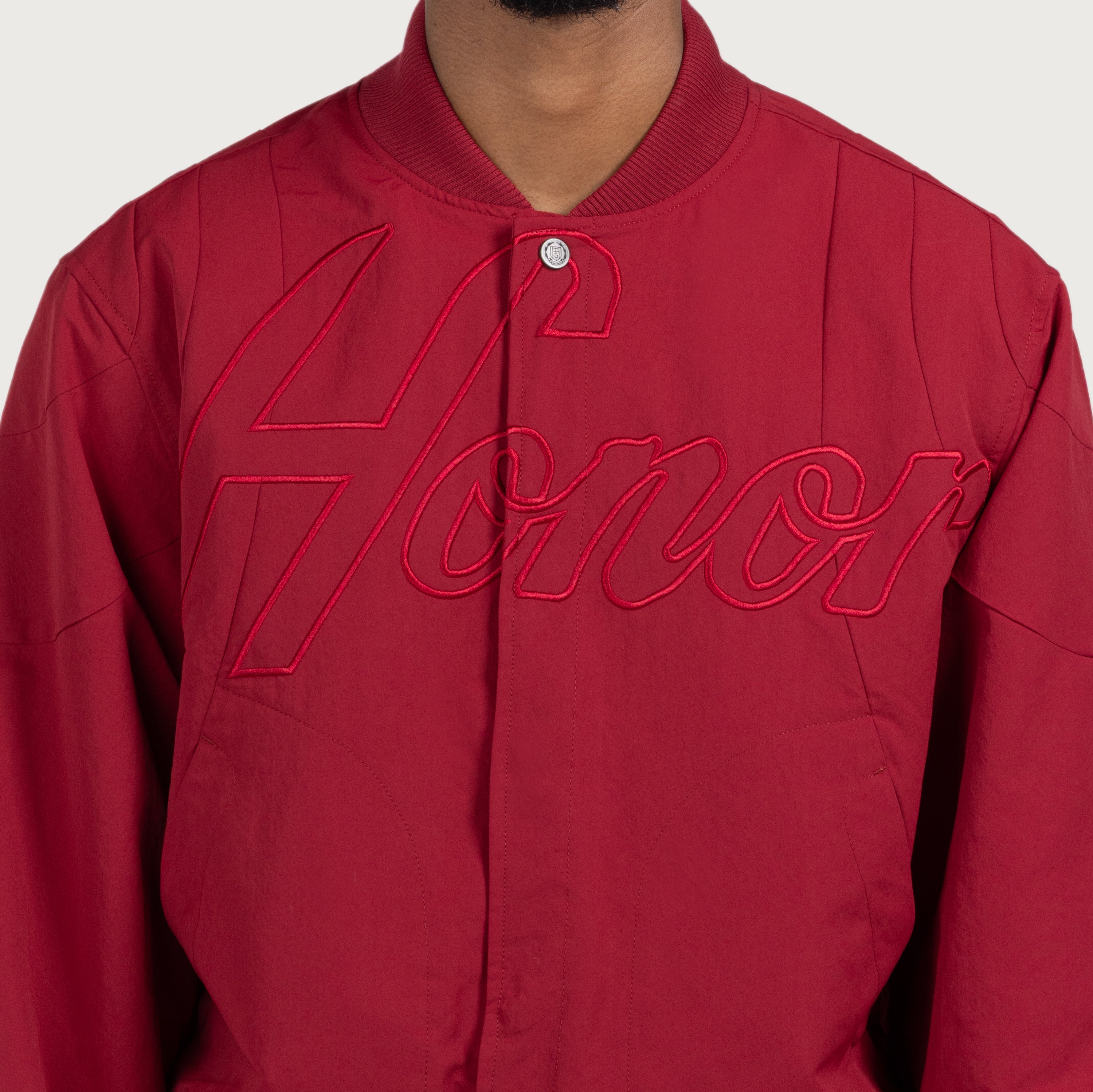 Nylon Bomber - Plum