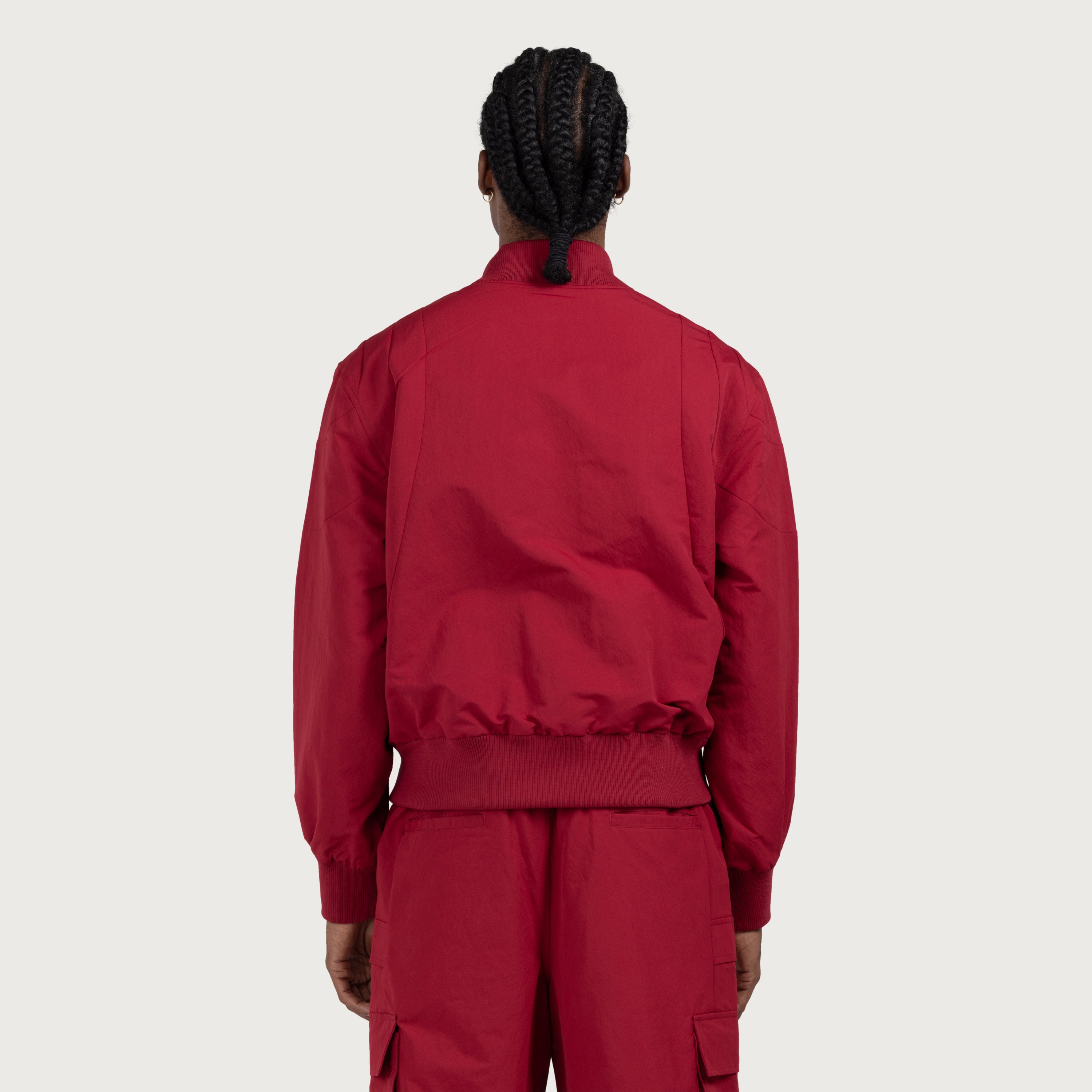 Nylon Bomber - Plum