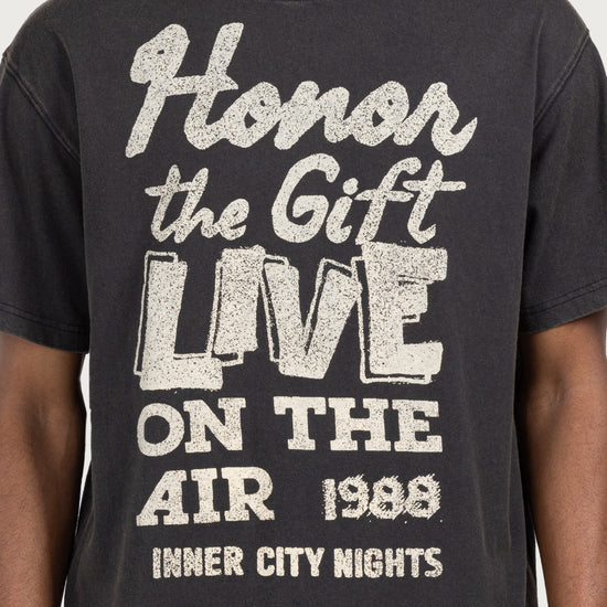 Live On The Air Tee - Black