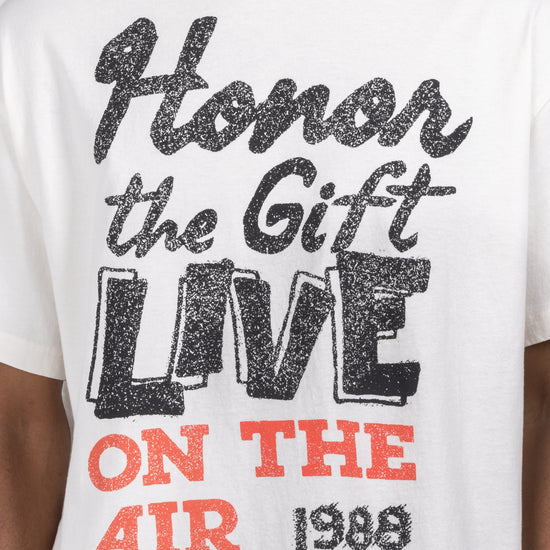 Live On The Air Tee - Bone
