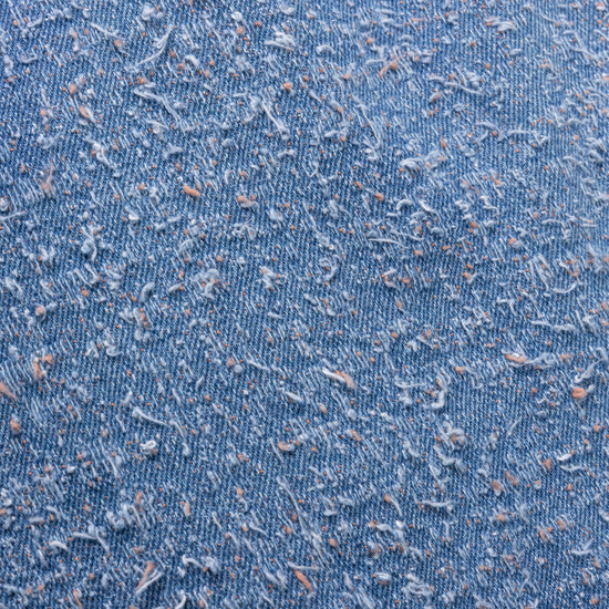 Washed Nep Yarn Denim Pant - Indigo