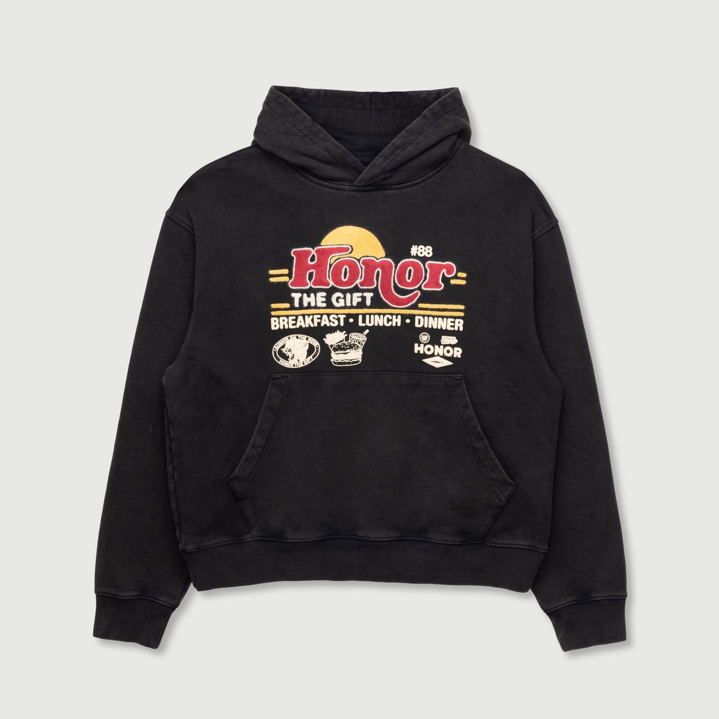 Honor Dining Hoodie - Grey