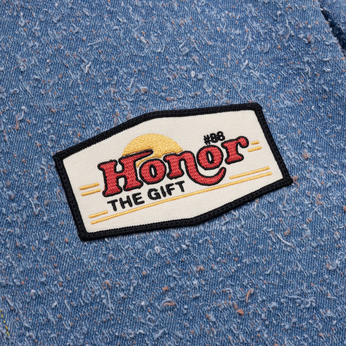 Washed Nep Yarn Denim Cover Shirt - Indigo