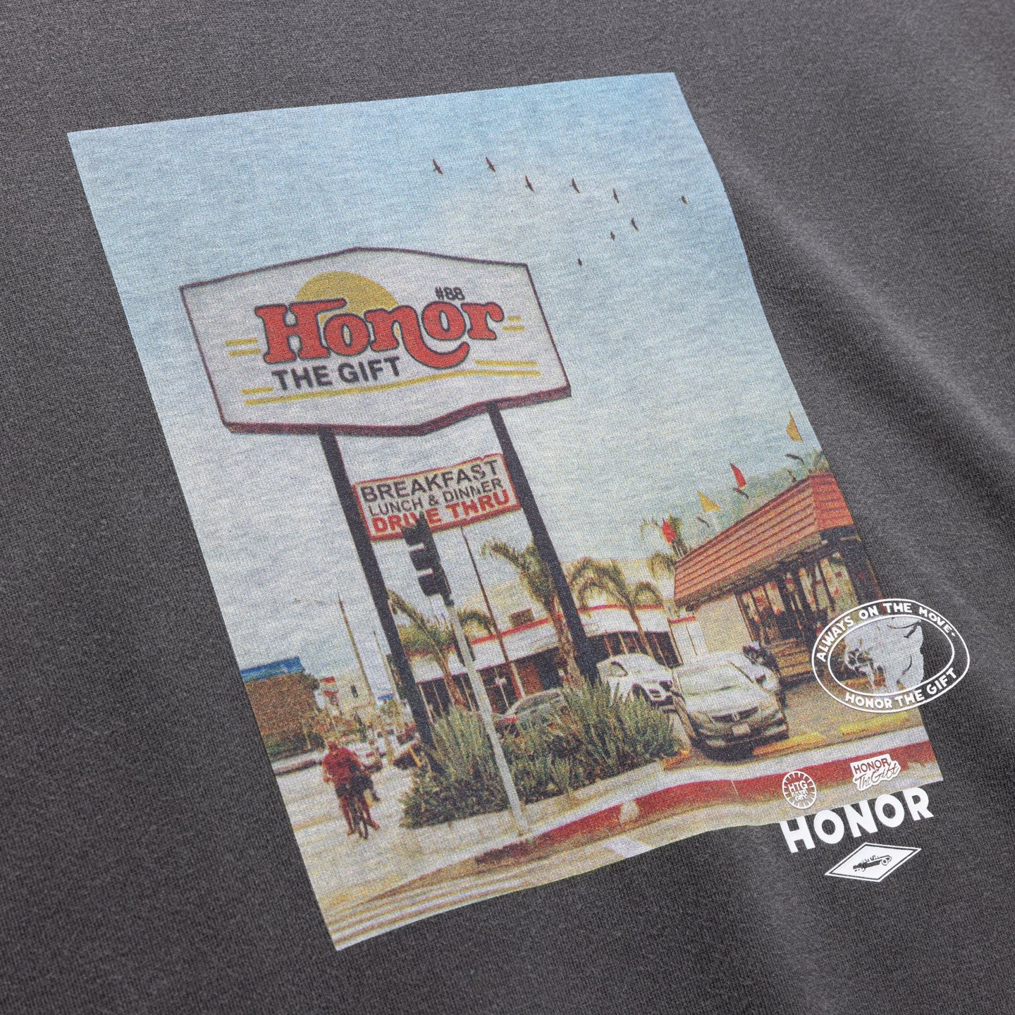 Honor Dining Tee - Black