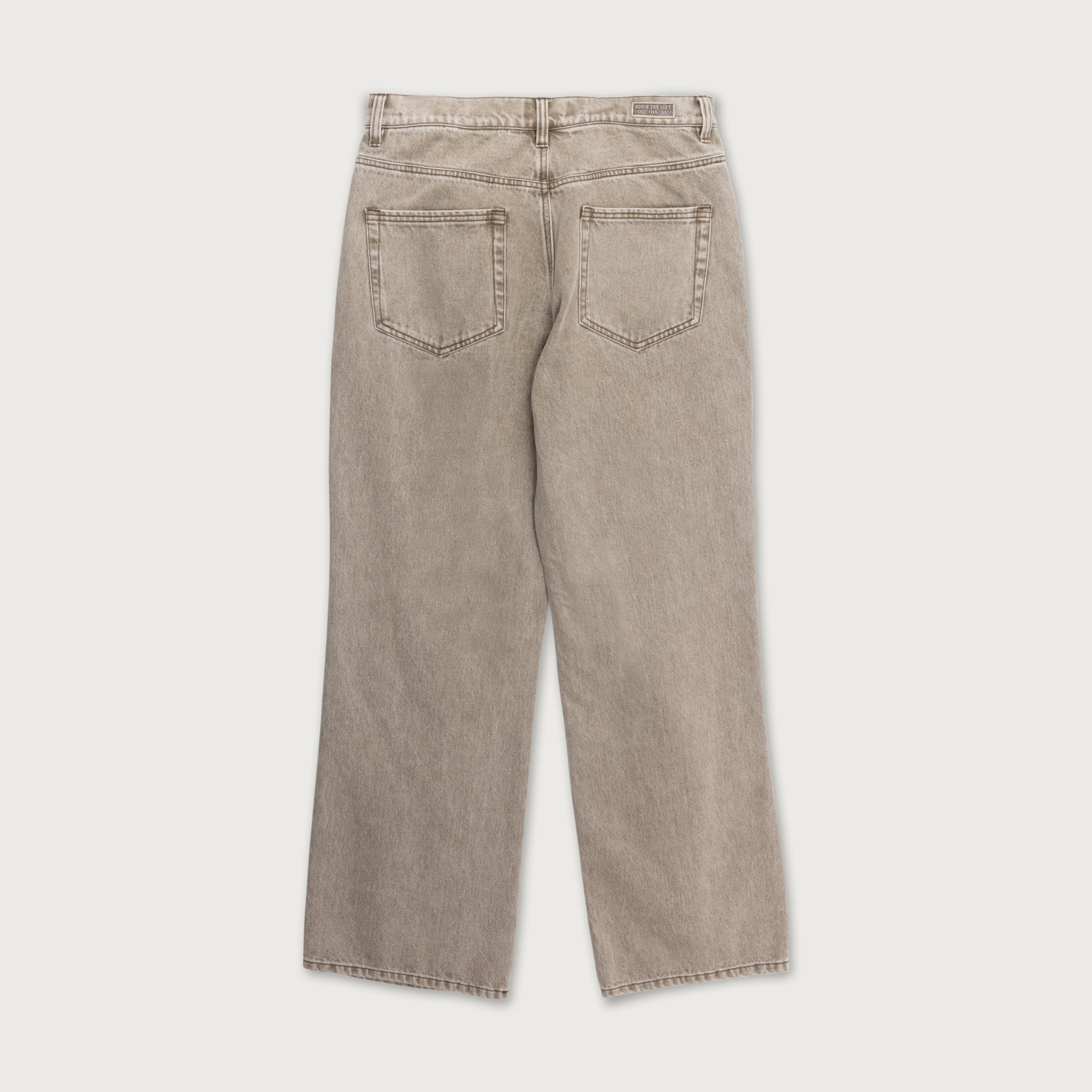 Washed Twill Pant - Taupe