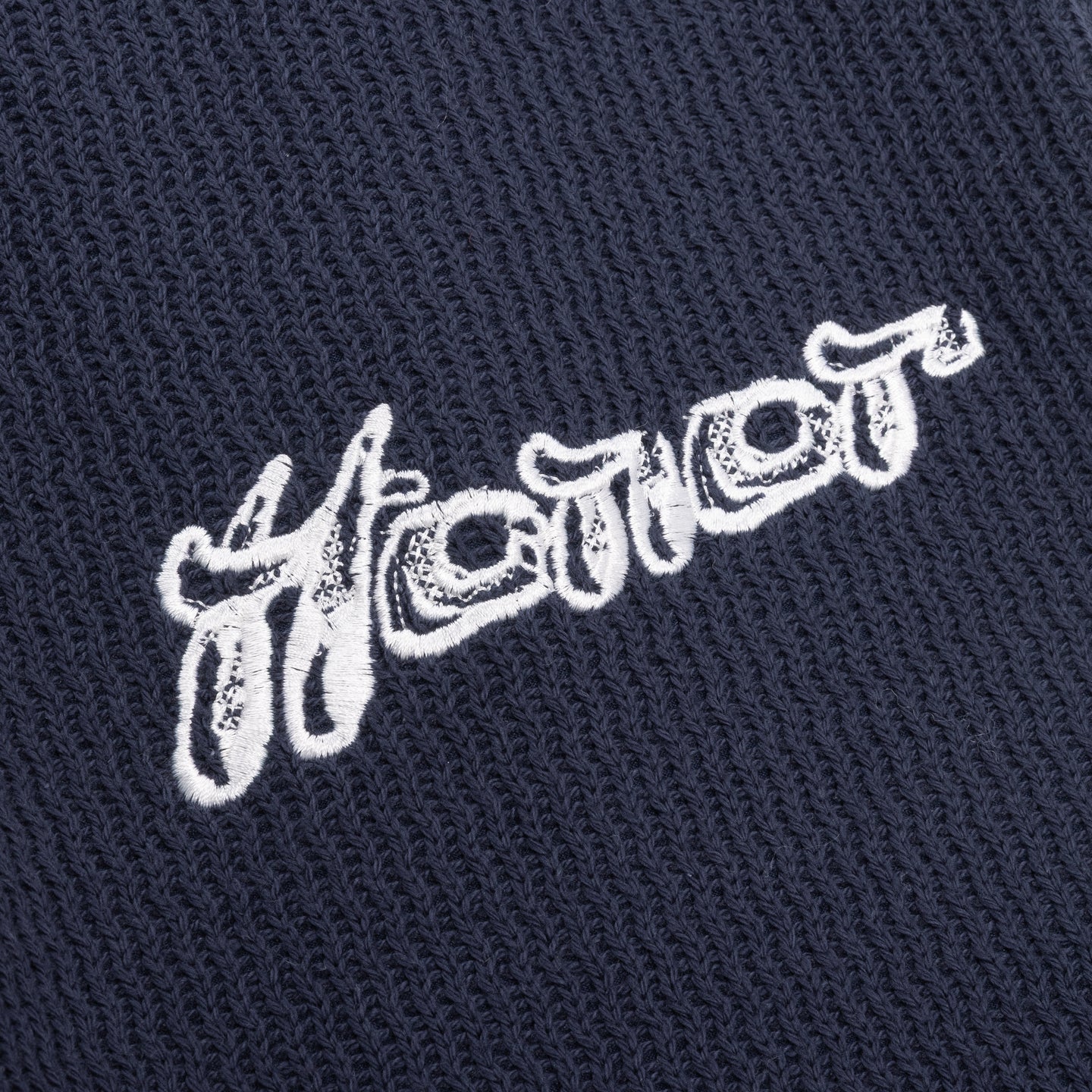 Wavy Knit Pant - Navy