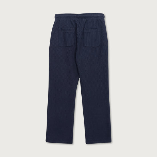 Wavy Knit Pant - Navy