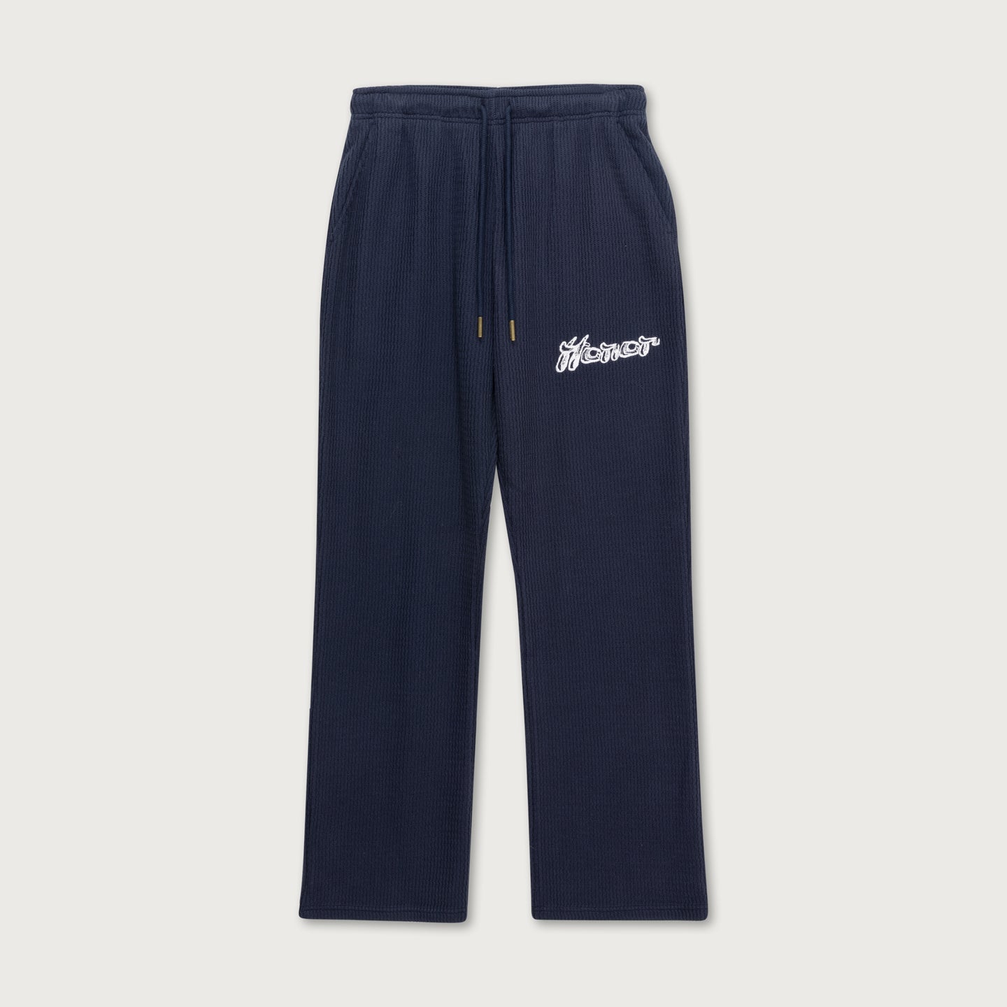 Wavy Knit Pant - Navy